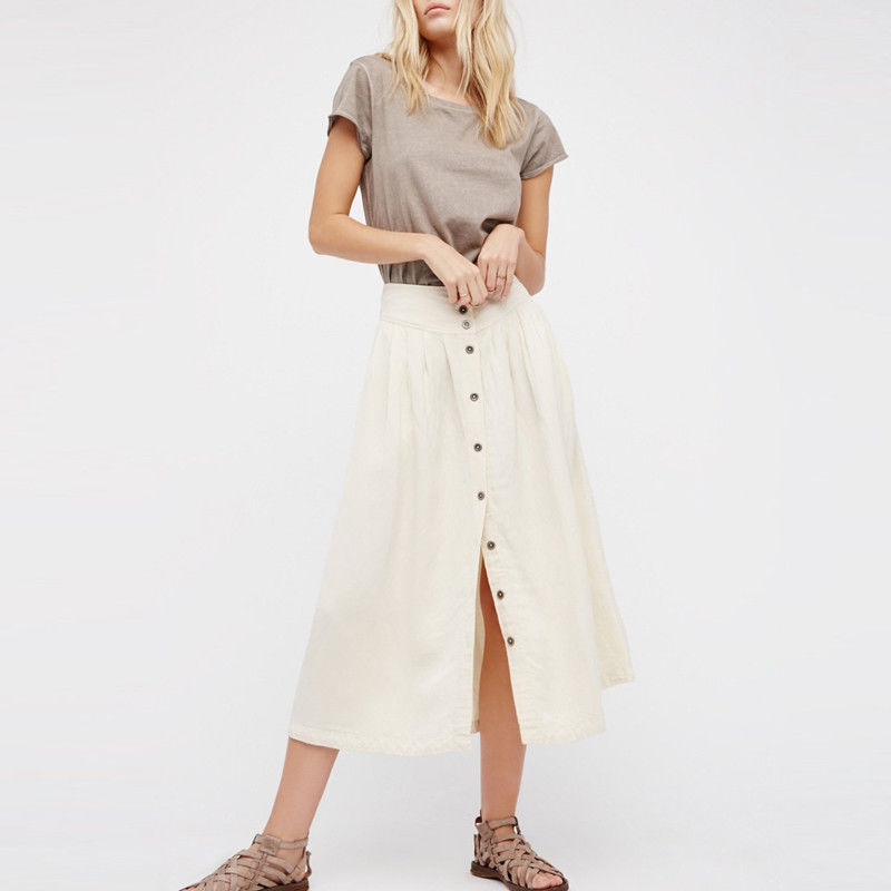 New Stylish Women's Fashion A-Line Loose Stroll Skirt