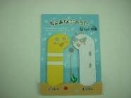 Yellow / White Decorative Paper Shaped Sticky Notes ,  Personalized Scratch Pads 