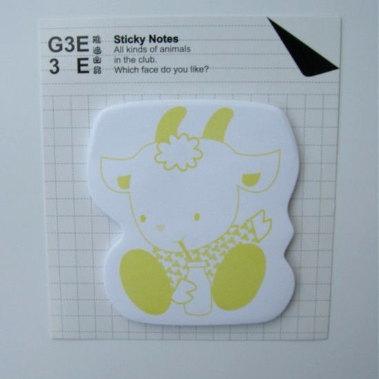 Animal Shaped Sticky Notes