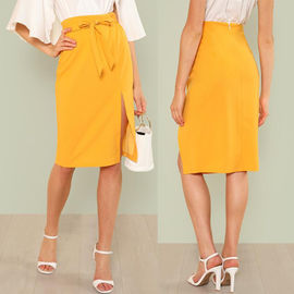Summer Split Pencil Skirt for Lady